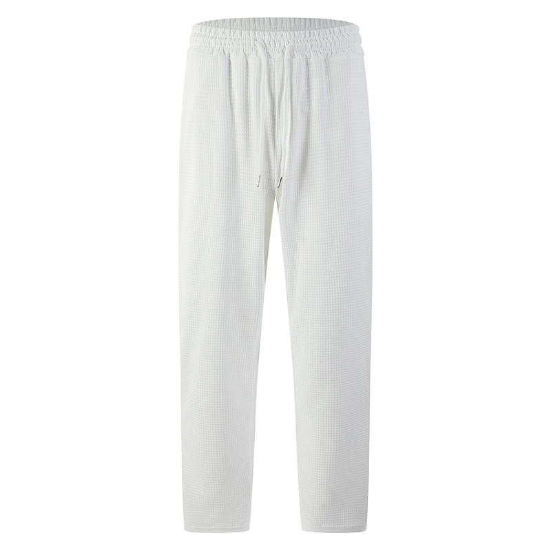 🍂✨Men's Waffle Knit Drawstring Casual Pants – Comfortable, Relaxed & Effortlessly Stylish