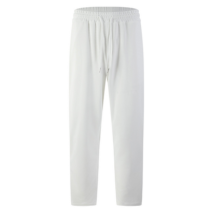 🍂✨Men's Waffle Knit Drawstring Casual Pants – Comfortable, Relaxed & Effortlessly Stylish