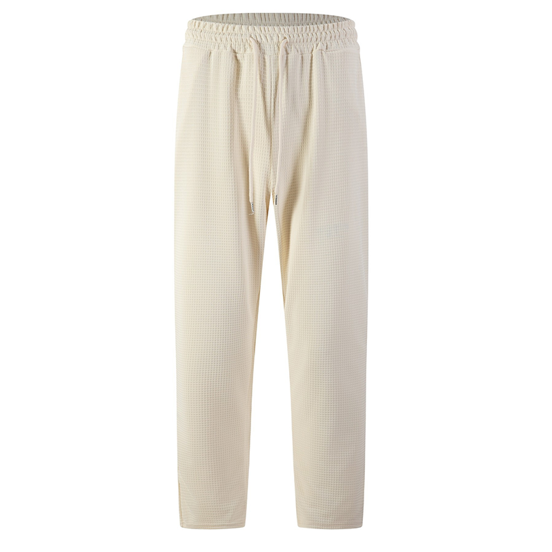 🍂✨Men's Waffle Knit Drawstring Casual Pants – Comfortable, Relaxed & Effortlessly Stylish