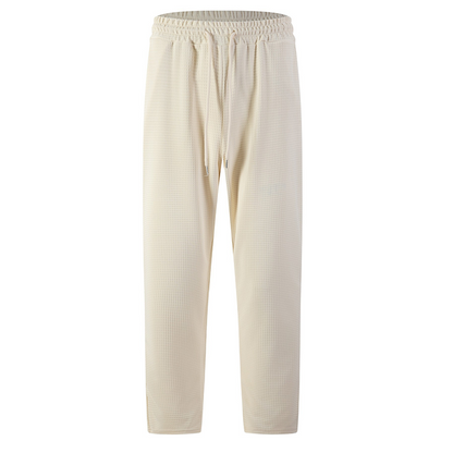 🍂✨Men's Waffle Knit Drawstring Casual Pants – Comfortable, Relaxed & Effortlessly Stylish