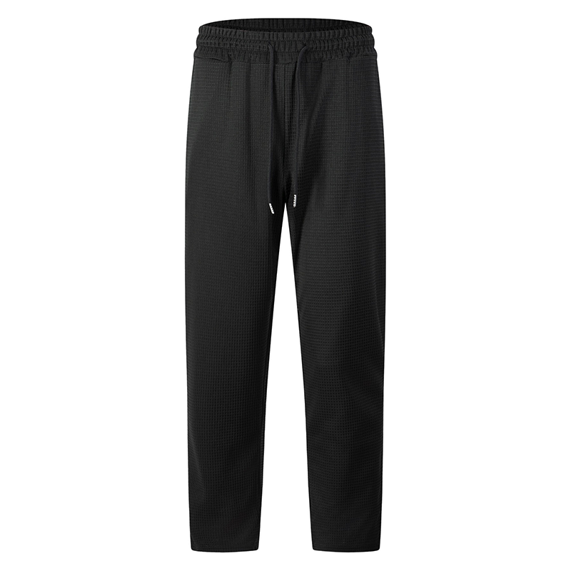 🍂✨Men's Waffle Knit Drawstring Casual Pants – Comfortable, Relaxed & Effortlessly Stylish