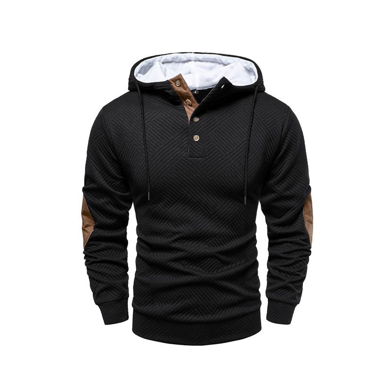 🧶 ⚡  Men's Relaxed Classic Hooded Pullover