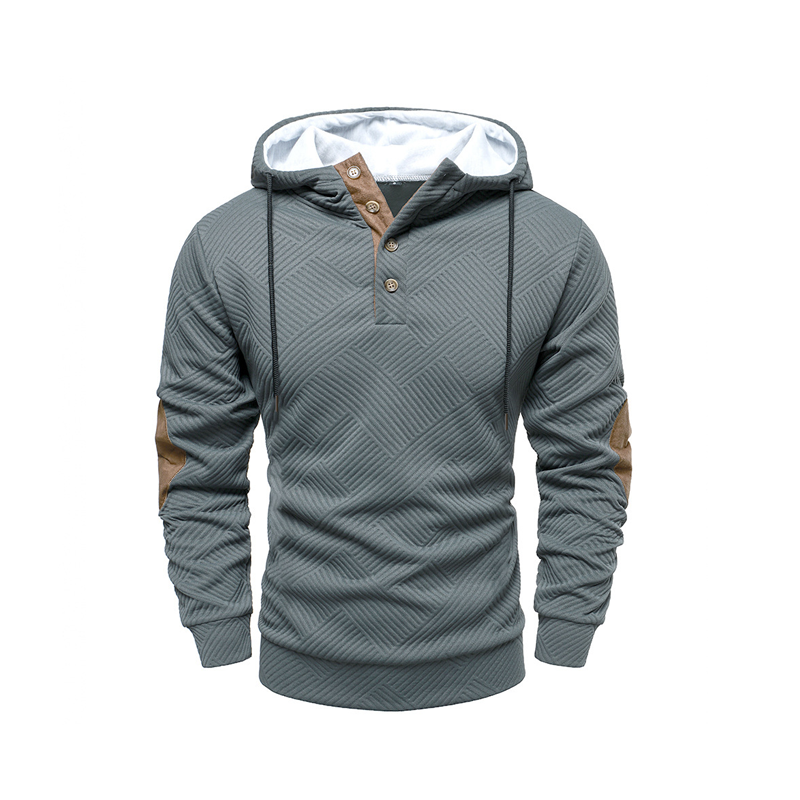 🧶 ⚡  Men's Relaxed Classic Hooded Pullover