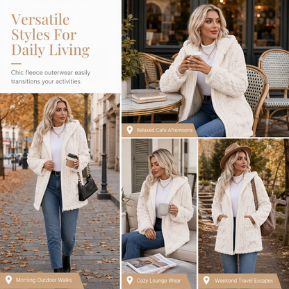 👚✨Women's Casual Plush Solid Color Cardigan✨