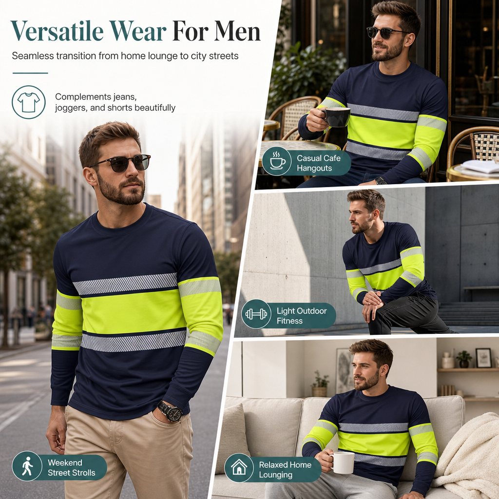 🎨 ✨ Men's Casual Long Sleeve T-Shirt