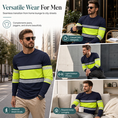 🎨 ✨ Men's Casual Long Sleeve T-Shirt
