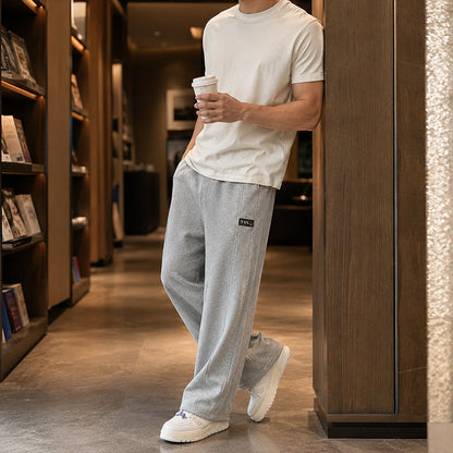 👖 🌿 Men's Casual Drawstring Pants with Pockets