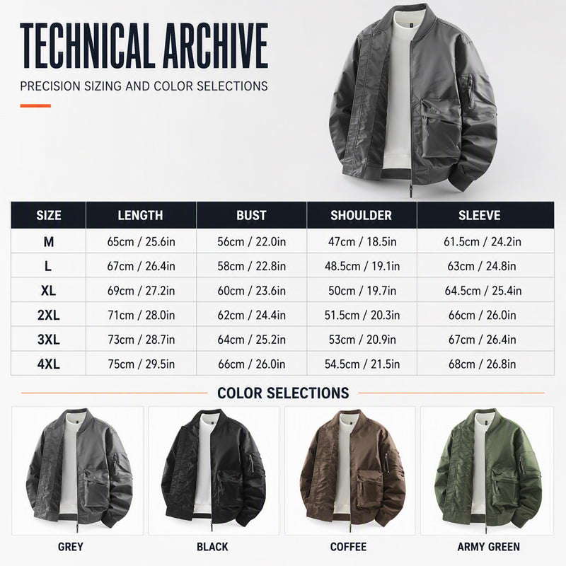 🧥 ✨ Versatile MA-1 Bomber Jacket
