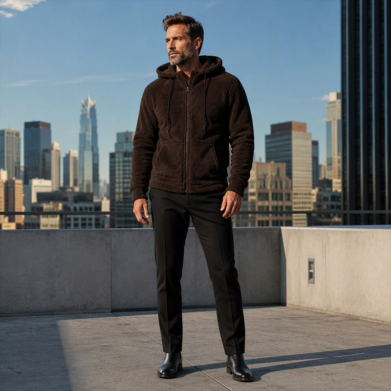 🔥 ✨ Men's Winter Warm Cozy Hooded Jacket