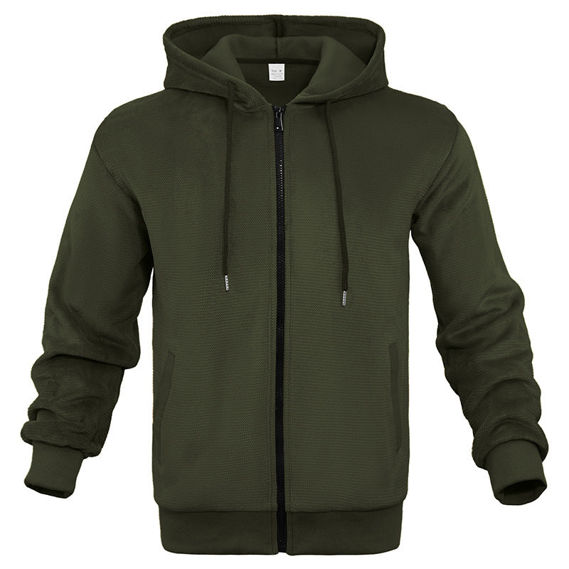 ☁️ ✨ Men's Pineapple Grid Hooded Jacket