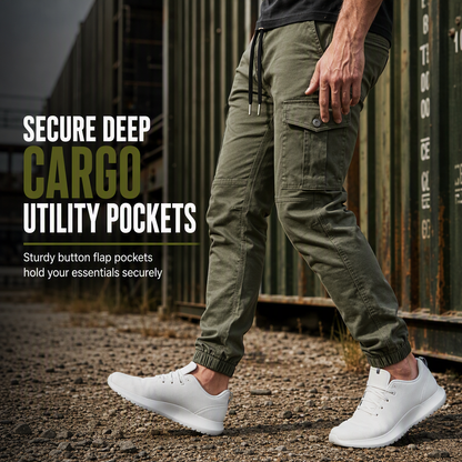 👖 Lightweight Casual Cargo Pants Outdoor Hiking Joggers for Autumn and Winter Sports Running Training