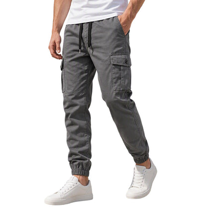 👖 Lightweight Casual Cargo Pants Outdoor Hiking Joggers for Autumn and Winter Sports Running Training