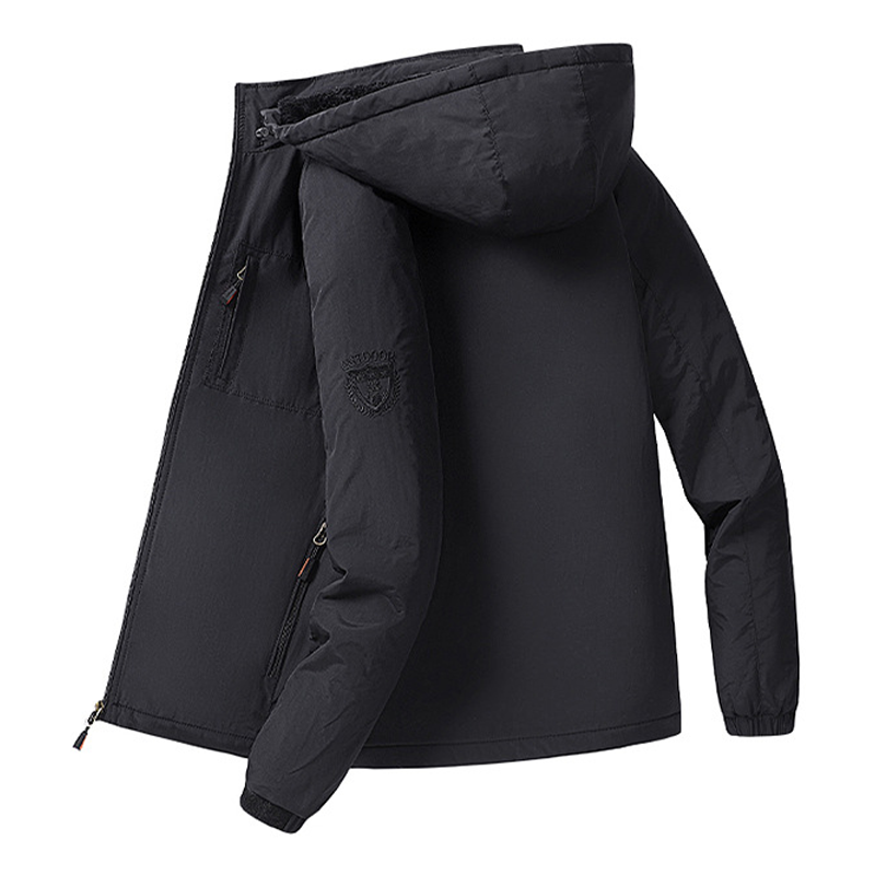 🧥 🌧️ Men's Winter Warm Waterproof Hooded Jacket