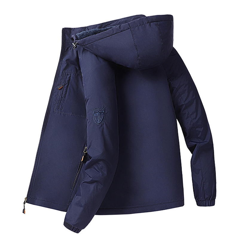 🧥 🌧️ Men's Winter Warm Waterproof Hooded Jacket