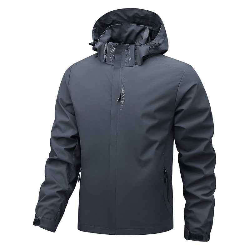 🧥 🌦️ Men's Waterproof Outdoor Hooded Jacket