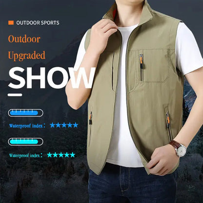 🌦️ Men's Outdoor Multi-pocket Quick-Drying Vest