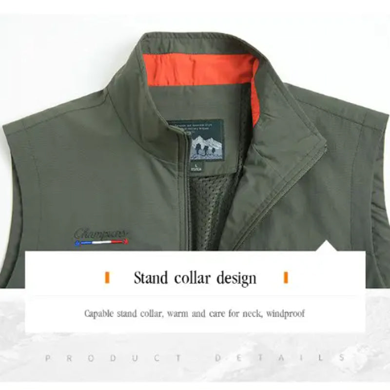 🌦️ Men's Outdoor Multi-pocket Quick-Drying Vest