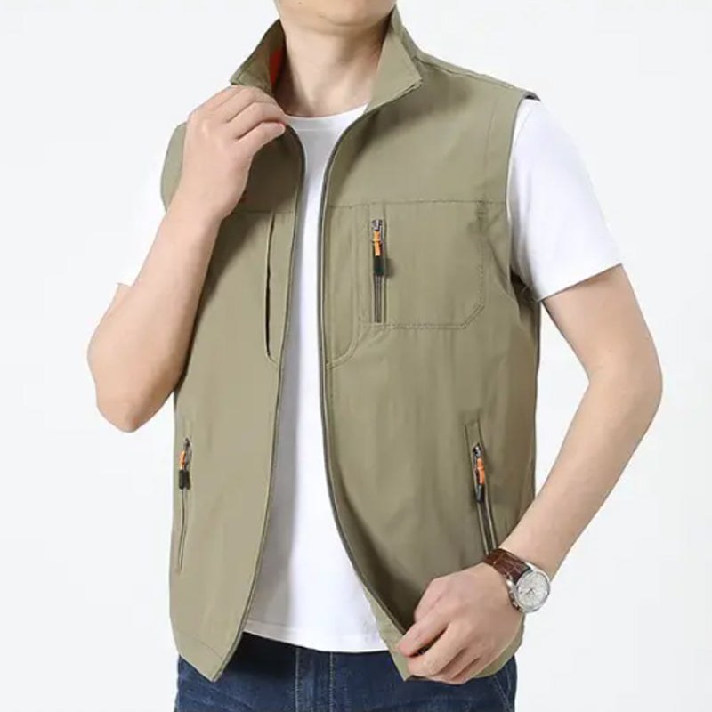 🌦️ Men's Outdoor Multi-pocket Quick-Drying Vest