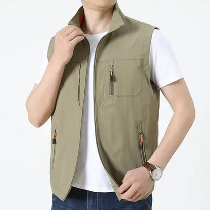 🌦️ Men's Outdoor Multi-pocket Quick-Drying Vest