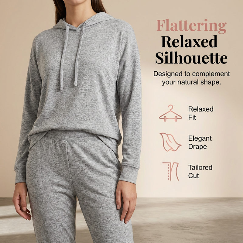 🌸🧥 Women's Hooded 2-Piece Set | Easy Matching & Everyday Comfort ✨
