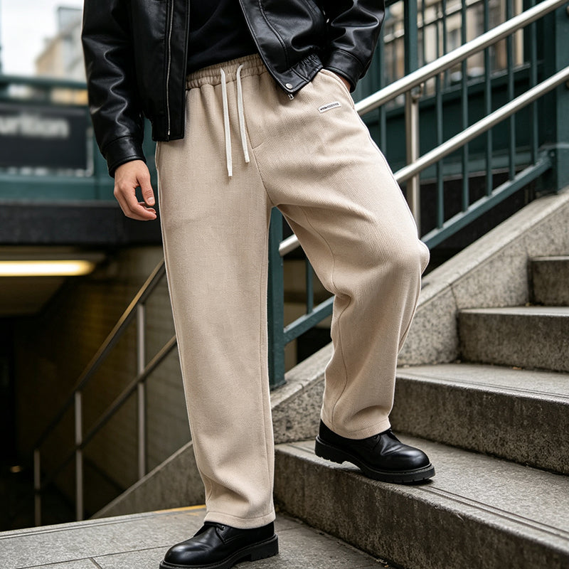 👖 ✨ Men's Relaxed Straight Corduroy Pants