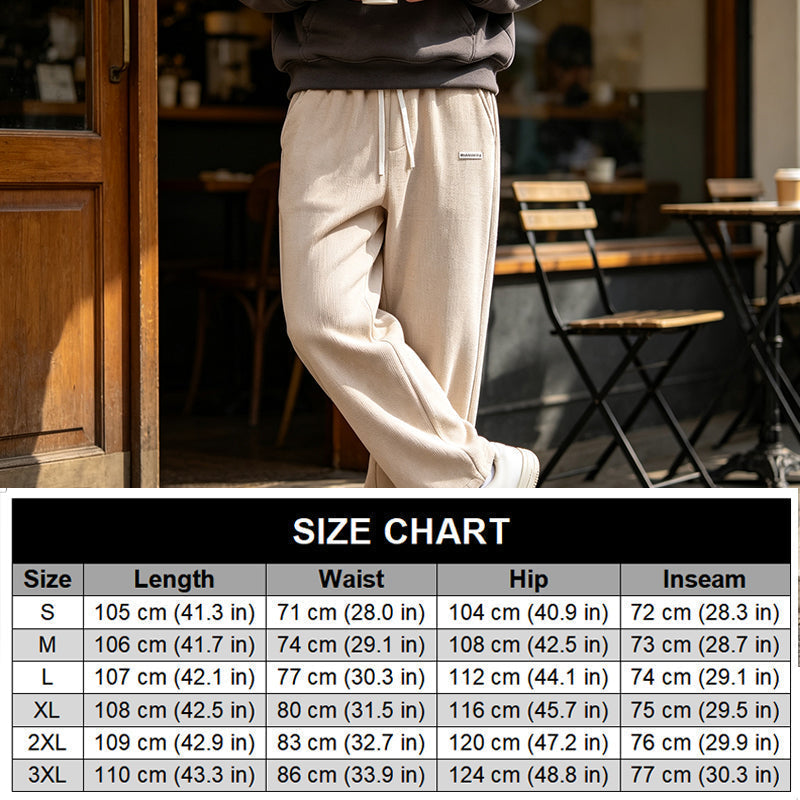 👖 ✨ Men's Relaxed Straight Corduroy Pants