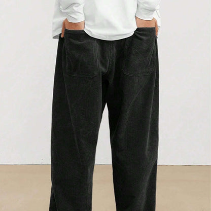 👖 ✨ Men's Relaxed Straight Corduroy Pants