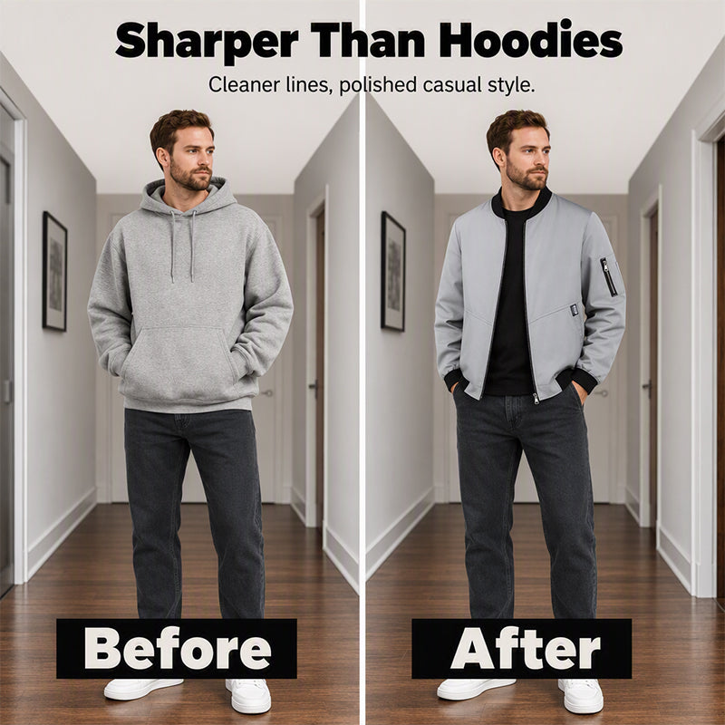 🧥 ✨Men's Casual Lightweight Bomber Jacket