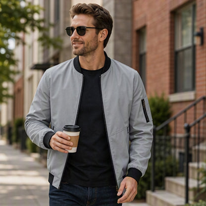 🧥 ✨Men's Casual Lightweight Bomber Jacket