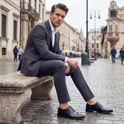 Men's Gentlemen Business Formal Leather Shoes