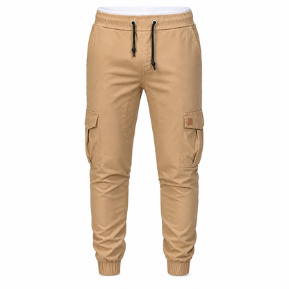 Men's Casual Solid Color Cargo Jogger Pants