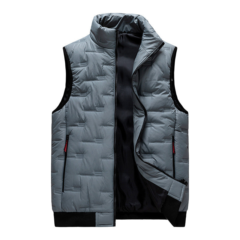 Men’s Insulated Utility Vest – Multi-Pocket Quilted Design for Cold-Weather Layering