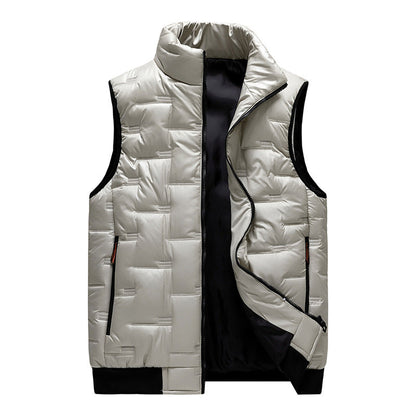 Men’s Insulated Utility Vest – Multi-Pocket Quilted Design for Cold-Weather Layering