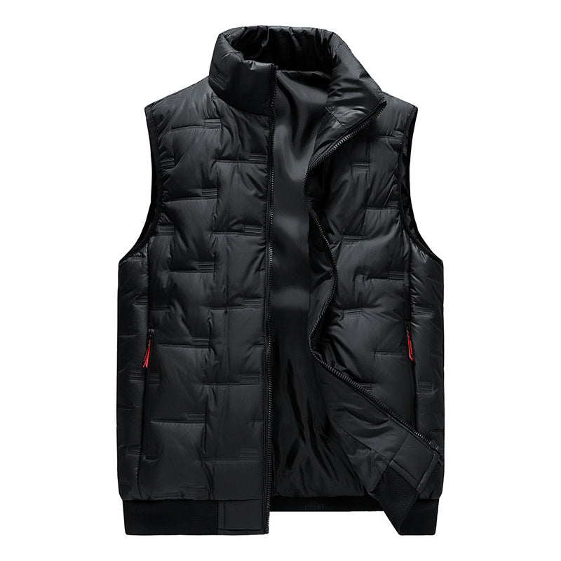 Men’s Insulated Utility Vest – Multi-Pocket Quilted Design for Cold-Weather Layering