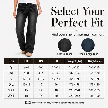 🌸Hot Sale 50% OFF💖Women's High-Rise Wide-Leg Stretch Jeans