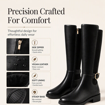 🌸Hot Sale 50% OFF💖Women's Knee-High Boots with Side Zipper