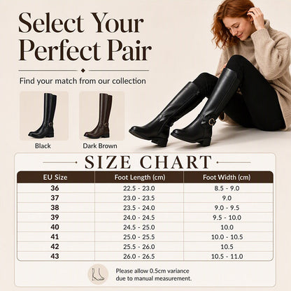 🌸Hot Sale 50% OFF💖Women's Knee-High Boots with Side Zipper