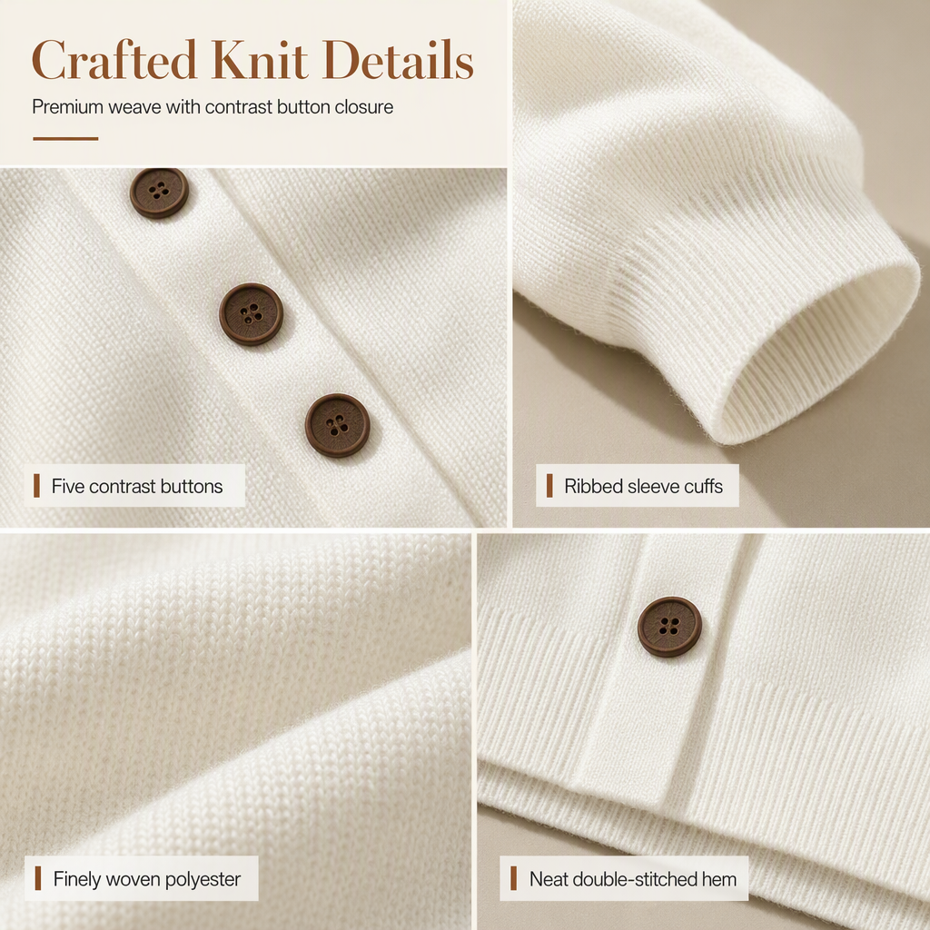 Women's Casual Knit Cardigan Sweater