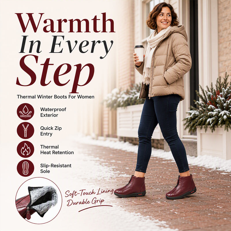 ⏰  💖Black Friday Mega Deal – 50% off!💖Women's Non-Slip Winter Warm Boots