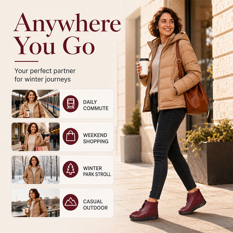 ⏰  💖Black Friday Mega Deal – 50% off!💖Women's Non-Slip Winter Warm Boots