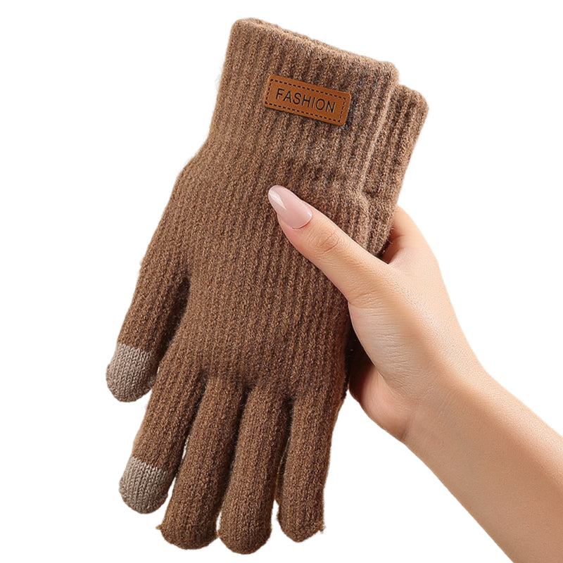 Warm Thermal Knit Touchscreen Gloves