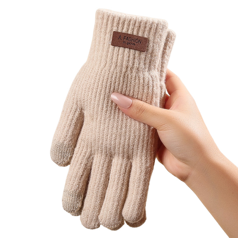 Warm Thermal Knit Touchscreen Gloves