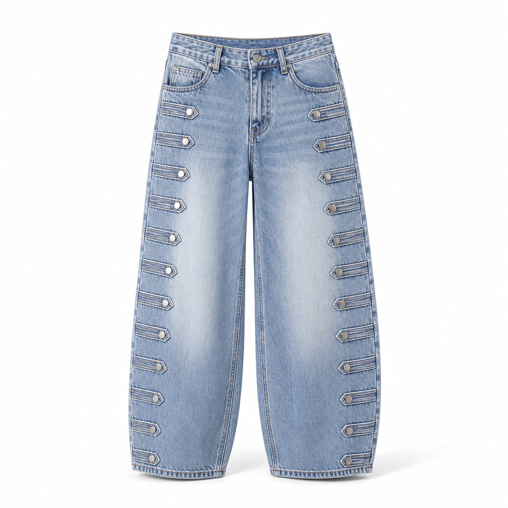💖Black Friday Mega Deal – 50% off!💖Women's Retro High Waisted Curved Leg Jeans