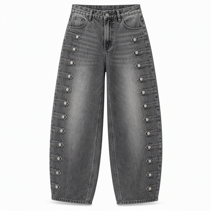 💖Black Friday Mega Deal – 50% off!💖Women's Retro High Waisted Curved Leg Jeans