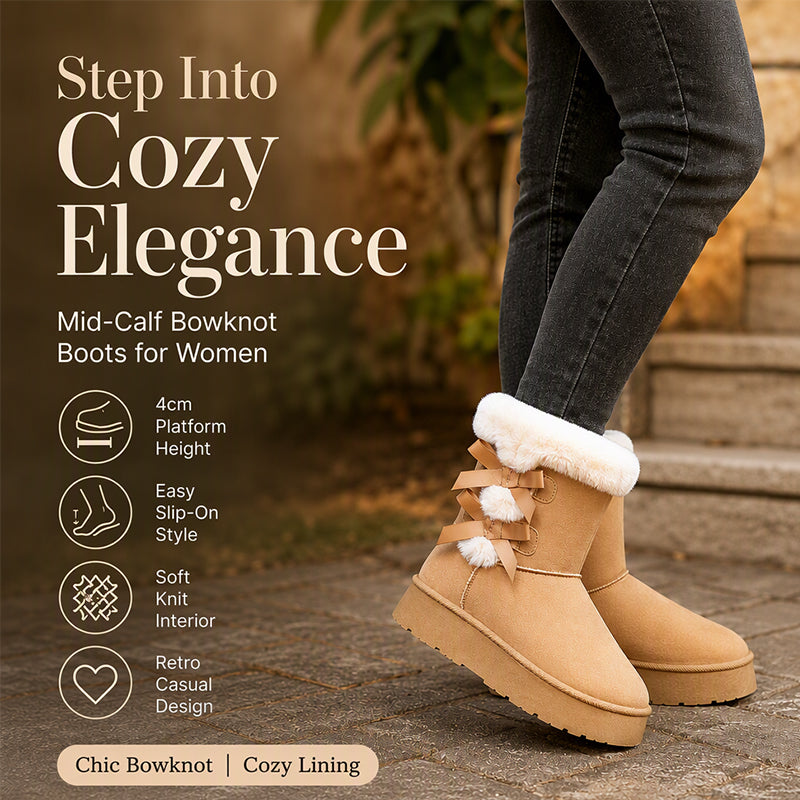 Women's Winter Non-Slip Warm Lining Snow Boots