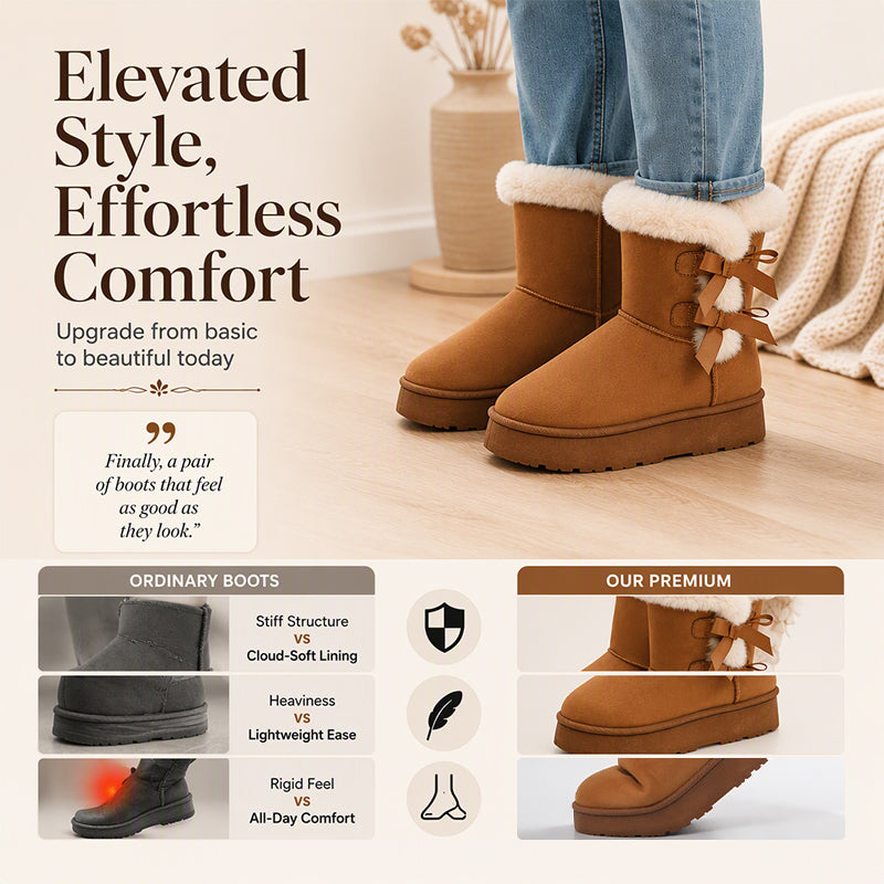 Women's Winter Non-Slip Warm Lining Snow Boots