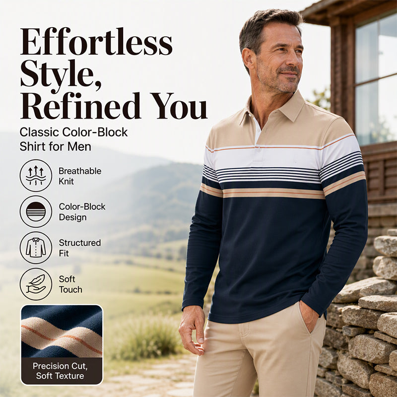 Men's Classic Color-Block Striped Top – cevrsorn