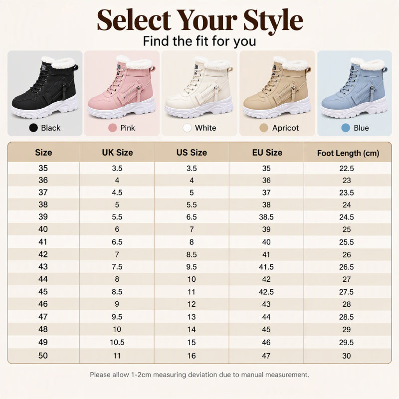 🌸Hot Sale 50% OFF💖Women's Winter Warm Plush-Lined Ankle Boots