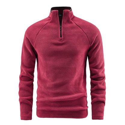 🖤Black Friday Sale:50% OFF🖤 🧥 Men's Polar Fleece Stand Collar Warm Sweatshirt