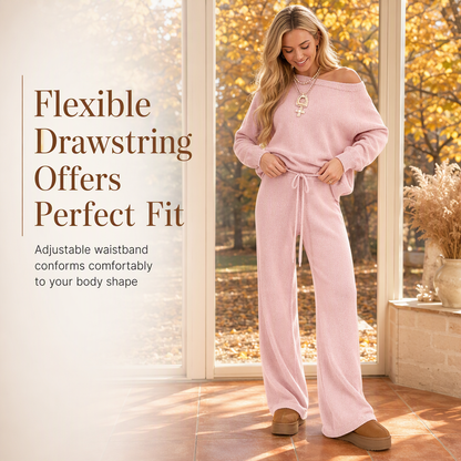 ✨ Relaxed & Convenient 💕 Comfortable Casual Matching Long Pants Set – Soft Fabric, No-Fuss Outfit 🧸 Short Facebook Headline